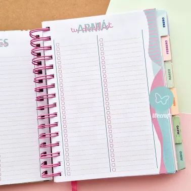 Agenda "Bienestar" Colección Ibicraft