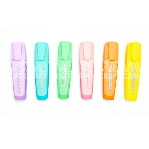 Resaltador Ibi Celeste Pastel