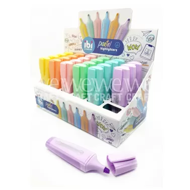 Resaltador Ibi Celeste Pastel