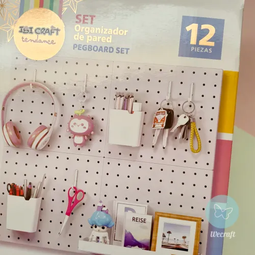 Set Organizador de Pared 60x54 cm con Accesorios Ibicraft