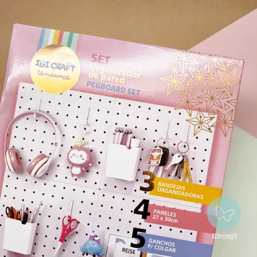 Set Organizador de Pared 60x54 cm con Accesorios Ibicraft