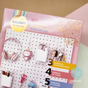 Set Organizador de Pared 60x54 cm con Accesorios Ibicraft