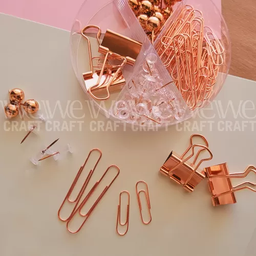 Set de Escritorio Redondo Ibi Craft Tendance Oro Rosa - Garage Sale