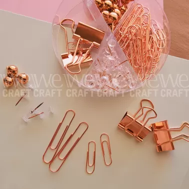 Set de Escritorio Redondo Ibi Craft Tendance Oro Rosa - Garage Sale