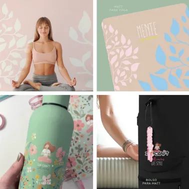 Set Yoga Tendance Bienestar Green