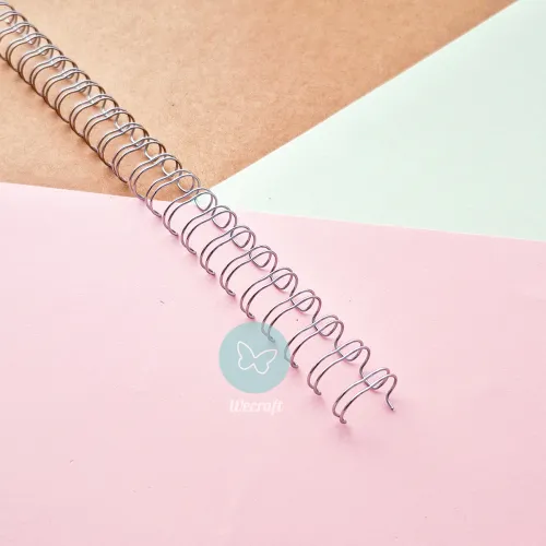 Espirales Doble Alambre Binderplus 1/2" 12,7 mm Plateado 10 unidades