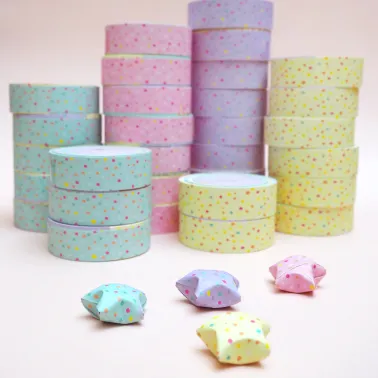 Tiras para Estrellas Pastel 50 Unidades