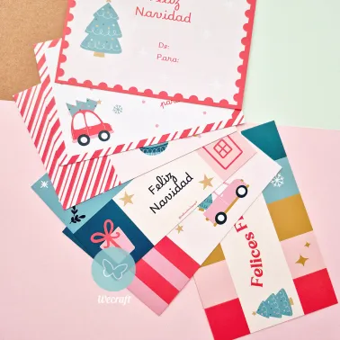 Postales ilustradas "Sueños de Navidad"