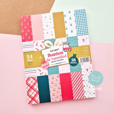 Papel para Scrap "Sueños de Navidad" 15x20 cm
