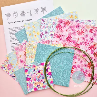 Origami Kit Flores para Decorar