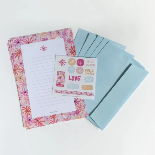 Papeles de Carta MUTISIA con sobres y stickers