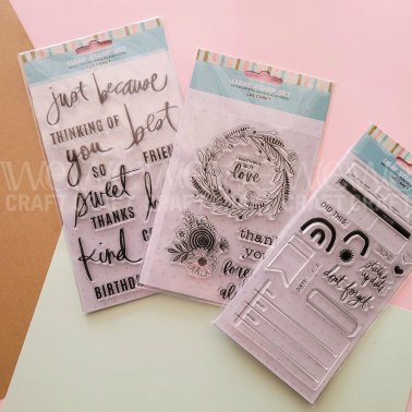 Sello Siliconado Cristal Plantilla 4x7" Words - Garage Sale