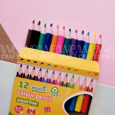 Lápiz Triangular x 12 u Corto