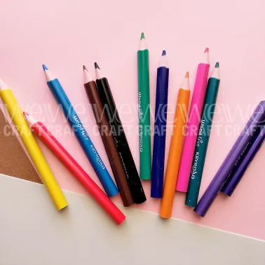 Lápiz Triangular x 12 u Corto