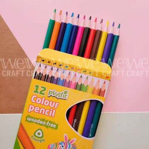 Lápiz Triangular x 12 u Largo