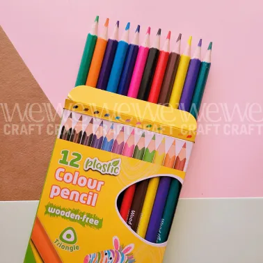 Lápiz Triangular x 12 u Largo