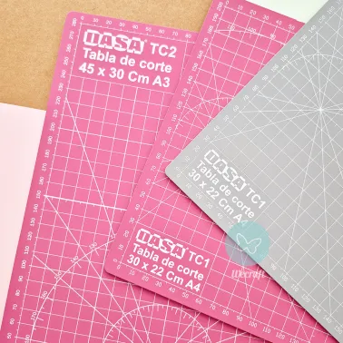 Tabla de corte Dasa A4 30x22 cm Gris