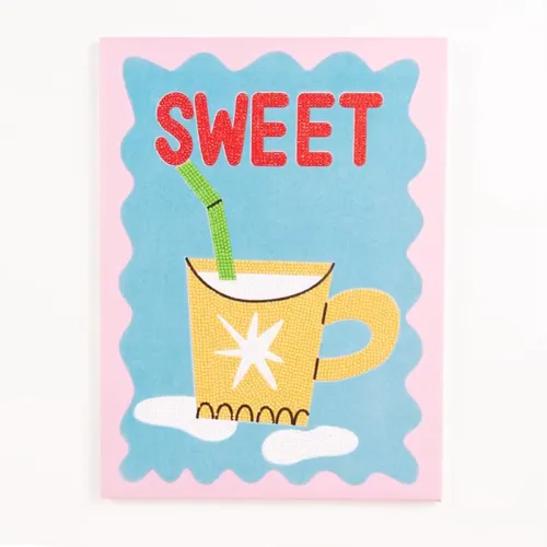 Diamond Painting "Sweet" con Bastidor 30x40 cm