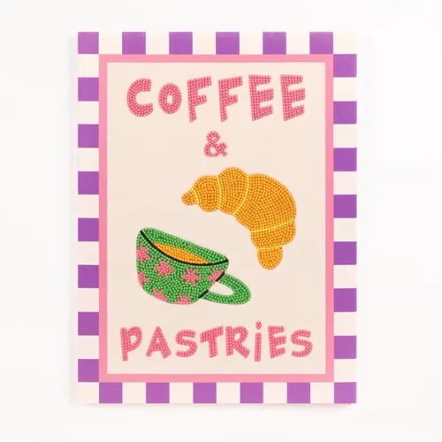 Diamond Painting "Cofee" con Bastidor 30x40 cm