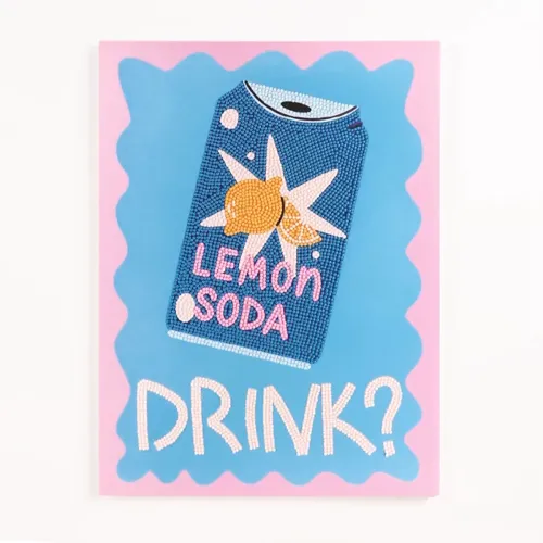 Diamond Painting "Soda" con Bastidor 30x40 cm