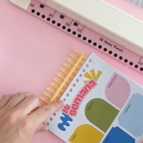 Perforadora Smart Click A4 de 30 agujeros