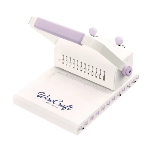 Encuadernadora Espiraladora WireCraft Doble Alambre 2:1 con anulador de punzones