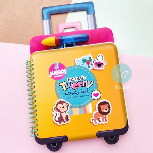 Valija Activity Book, 3 juegos viajeros!
