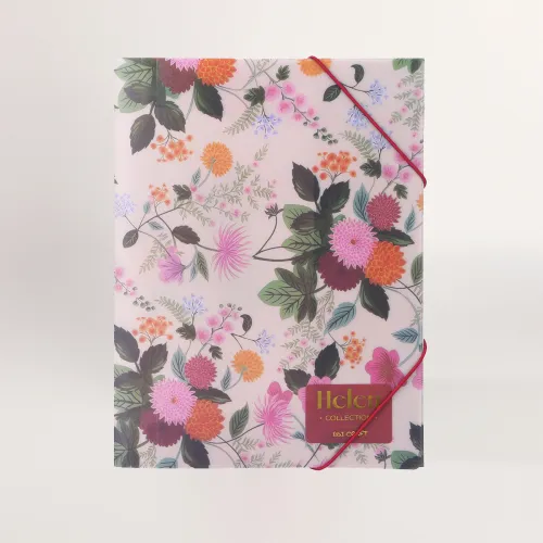 Carpeta plástica con elástico A4 Colección "Helen"