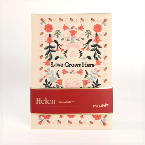 Cuaderno A5 Bordado 80 hojas Colección "Helen"