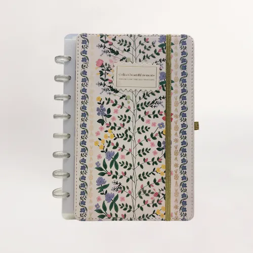 Cuaderno A5 con discos x 80 hojas + Stickers Colección "Helen"