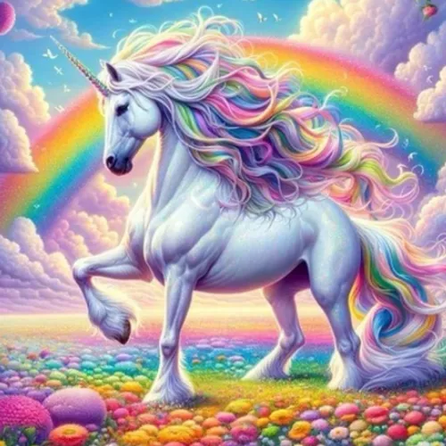 Diamond Painting 30x40 cm "Unicornio"