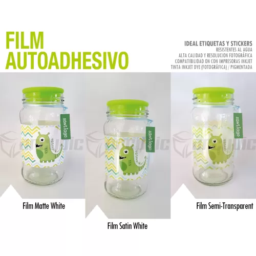 Film Blanco Mate Autoadhesivo A4 20 hojas