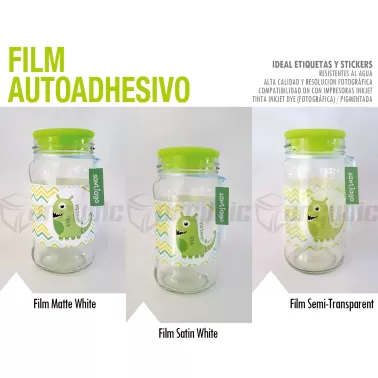 Film Blanco Mate Autoadhesivo A4 20 hojas