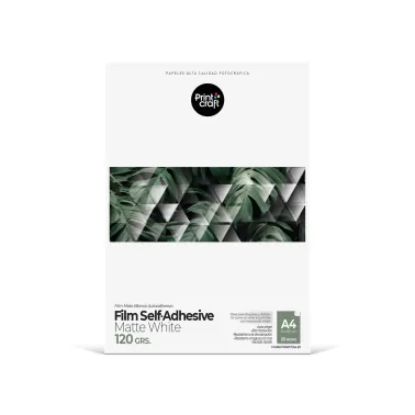 Film Blanco Mate Autoadhesivo A4 20 hojas