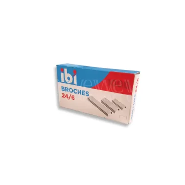 Broches IBI 24/6 Pack X1000