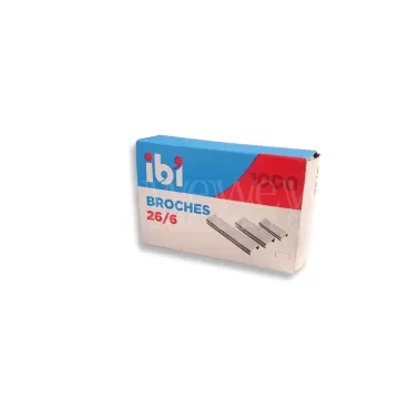 Broches IBI 26/6 Pack X1000