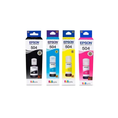 Tinta Original Epson T504 para EcoTank L14150 L6191