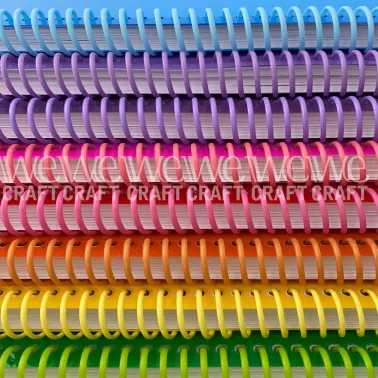 Espirales PVC 17 mm Colores Pasteles Surtidos x24 unidades