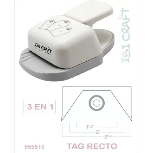 Perforadora para Tag Regulable Recto