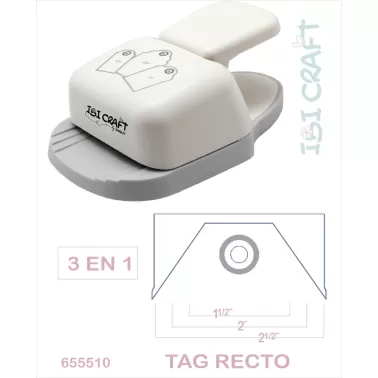 Perforadora para Tag Regulable Recto