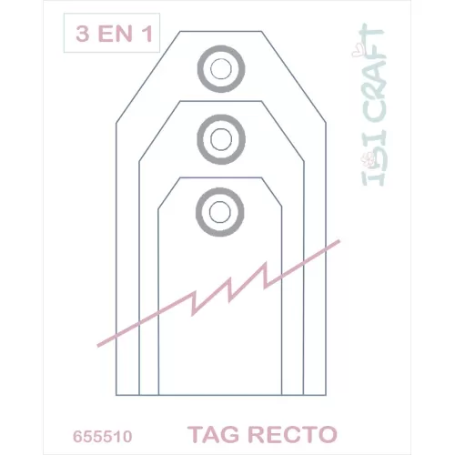 Perforadora para Tag Regulable Recto