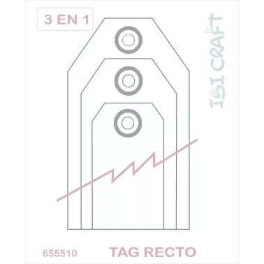 Perforadora para Tag Regulable Recto