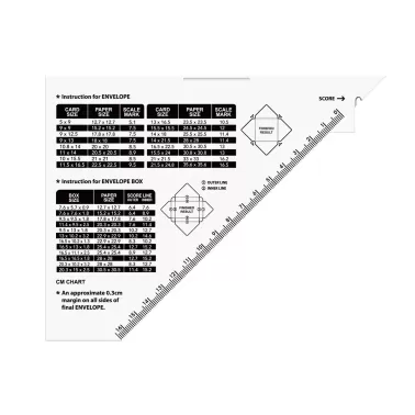 Combo para Sobres: Tablero de Marcado 30x30 + Perforadora Redondeadora y Muesca