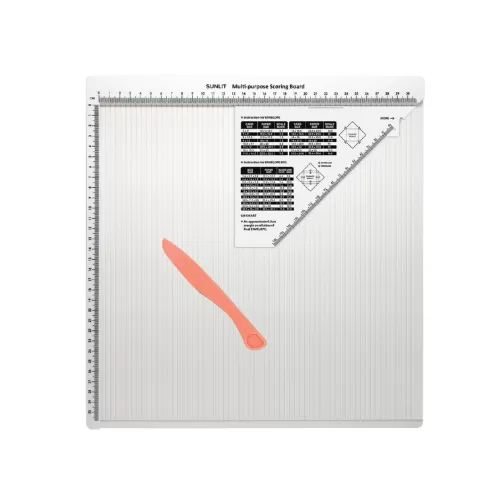 Combo para Sobres: Tablero de Marcado 30x30 + Perforadora Redondeadora y Muesca