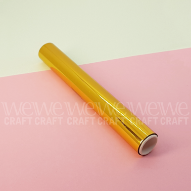 Foil Art Color Oro 15 cm x 3 mts Para Lapíz Térmico Foil Quill