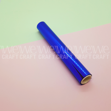 Foil Art Color Azul 15 cm x 3 mts Para Lapíz Térmico Foil Quill