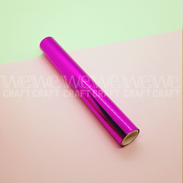 Foil Art Color Fucsia 15 cm x 3 mts Para Lapíz Térmico Foil Quill