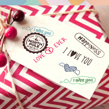 Sello rotativo LOVE + almohadilla para papel