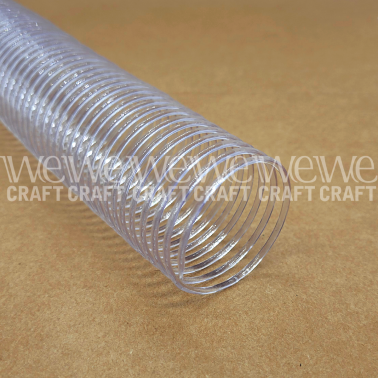 Espirales PVC 40 mm Transparente x 12 unidades