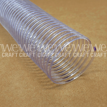 Espirales PVC 45 mm Transparente x 9 unidades